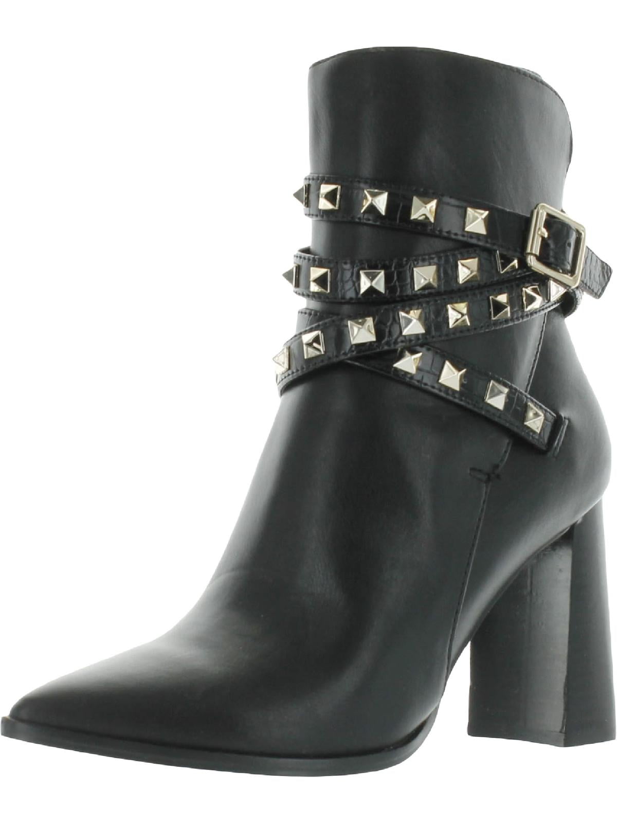 Steve Madden Womens Scandal Studded Zip Up Ankle Boots Walmart.com