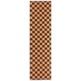 thumbnail image 4 of Turbo 9 x 33 Inch Skateboard Grip Tape Sheet Orange Checkerboard, 4 of 10