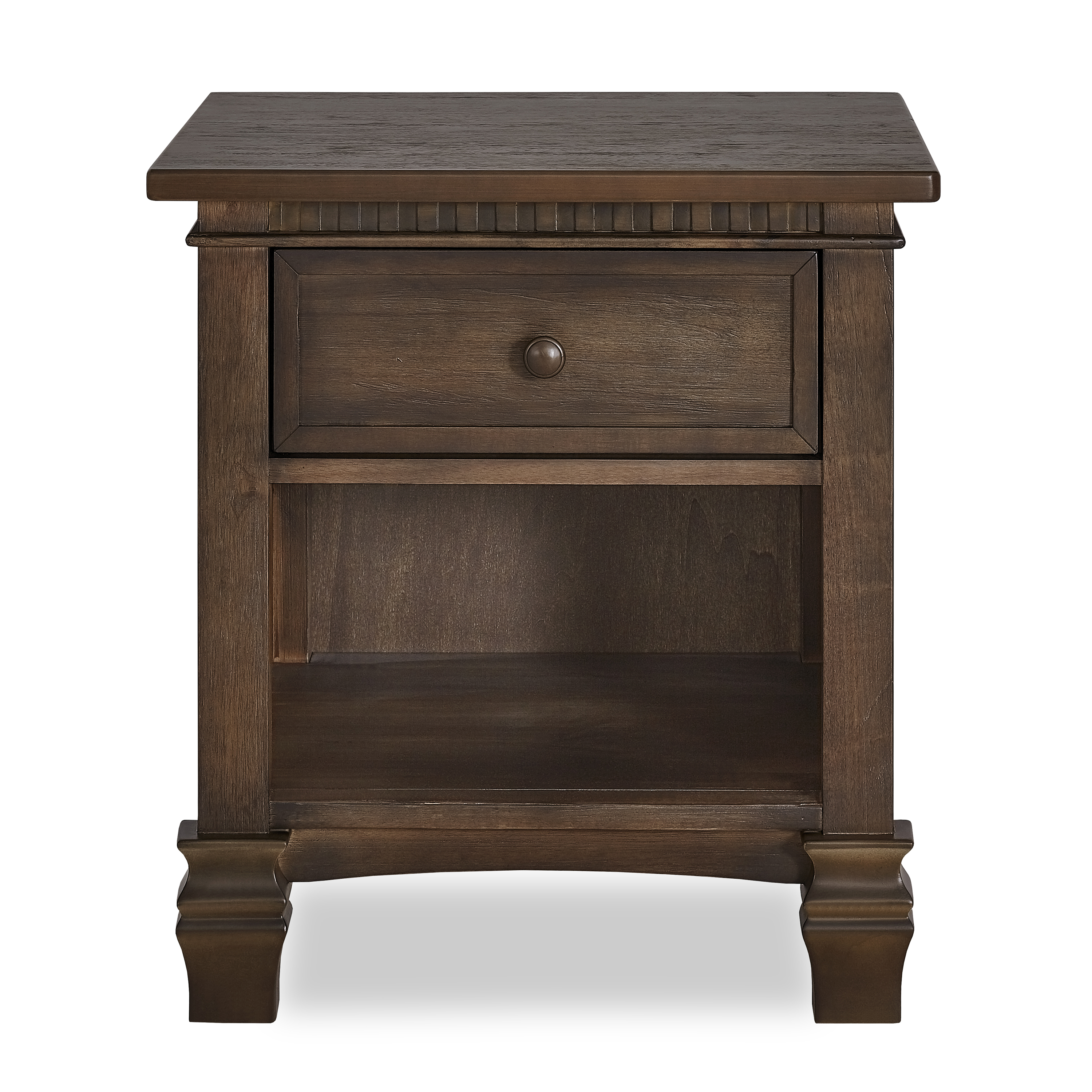 Evolur Cheyenne and Santa Fe Night Stand, Antique Brown - image 2 of 2