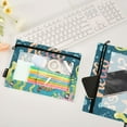thumbnail image 4 of 2 Pack Pencil Pouch for 3 Ring Binder Smooth Zipper Folders with Pockets Clear Window Pencil Case Hello Summer Seahorses, 4 of 6