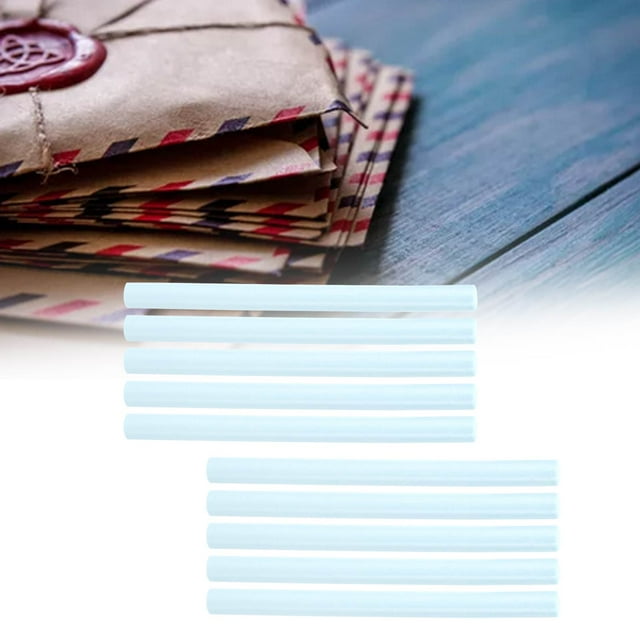 YSTINNG 10Pcs Sealing Wax Sticks MultiColor Small Round Stamp Tools for DIY Invitations Cards Envelopes B311-1043