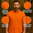thumbnail image 3 of Tiger Hill Men's Full Blaze Hunting Shirt Short Sleeves, 3 of 5