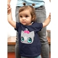 thumbnail image 2 of Cute Cat With Bow T-Shirt Infant -Image by Shutterstock,  24 Months, 2 of 4