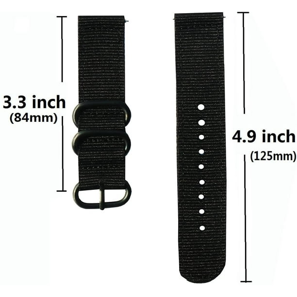 Ibaolea For Galaxy Watch 3 45mm Gear S3 Bands 22mm Quick Release Woven Nylon Nato Band Soft Replacement Strap Wristband For Samsung Galaxy Watch3 45m