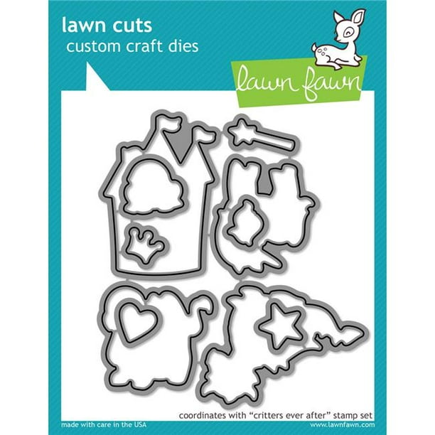 Lawn Fawn Critters In The Forest Die-Cut Set - 6 Steel Craft Dies For Cardmaking & Scrapbooking