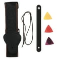 thumbnail image 1 of 1 Set Pure Cotton Guitar Strap Insertable Pick Guitar Belt Guitar Accessory, 1 of 8
