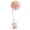 Pink, variant on Tibvox Space Saving Cooling Fan With Flexible Mounting 3 Adjustable Speed Rechargeable