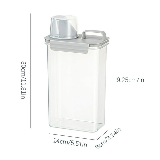 Food Storage Containers Household Plastic Transparent Large Sealed Jar, Rice and Miscellaneous Grain Storage Box, Kitchen Food Storage Jar Airtight Food Storage Containers