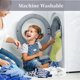 thumbnail image 5 of Alfombrilla de baño antideslizante de microfibra suave para ducha, absorbente de agua, lavable a máquina, 50 x 80 cm, azul, 5 of 5