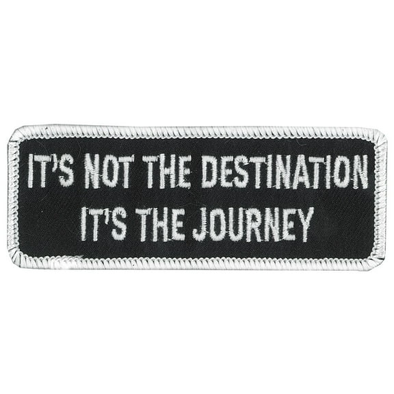 Hot Leathers PPL9104 Not The Destination 4" x 2" Patch 4X2