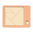 thumbnail image 1 of Square Puzzle Solving The Wooden Block Puzzle Challenge Wooden Irregularly Shaped Puzzle Disappearing Square Wooden Brain Teaser Puzzle Game, 1 of 4