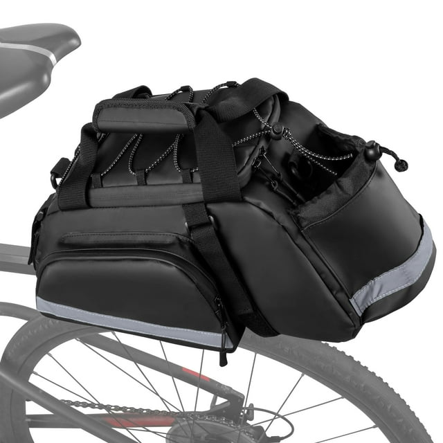 Bolsa Trasera para Bicicleta GRAOSO Pannier 12L con Cooler Negra
