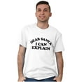 thumbnail image 4 of Dear Santa I Can Explain Naughty Xmas Men's Graphic T Shirt Tees Brisco Brands L, 4 of 5