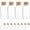 Transparent, variant on Troglfold mini jars 12pcs Simple Glass Vials with Cork Toppers Storage Containers for Candy Sand Art Bottles,2.36"X1.18"X1.18"