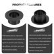 thumbnail image 4 of Uxcell 10Pcs Cojinete de Manga con Brida, Bushing de Plástico ID 8mm x OD 10mm x Longitud 7mm Bushing POM, Negro, 4 of 7