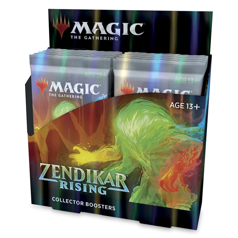 zendikar rising set booster box Magic: The Gathering Draft | 36 Booster Packs (540 Cards) + 1 Box Topper | 36 Full Art Lands 15 cards from the set designed for a balanced Draft experience plus an ad card or token Zendikar Rising Product Overview |