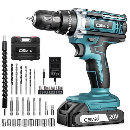 Cshidworld 20V Cordless Drill Set