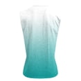 thumbnail image 5 of Sleeveless Shirts for Men, Men's Retro Stand Collar Casual Pocket Solid Color Sleeveless Henley Shirt Cyan L, 5 of 6