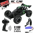 thumbnail image 1 of Jouet de Voiture Télécommandée Jouet de Voiture Rc 1/18 Jouet de Voiture Rc Jouet de Voiture pour Enfants 1/18 Voiture Télécommandée 2,4G Jouet de Voiture Rechargeable USB Jouet de Voiture Rc pour Enfants G03063RGreen, 1 of 8