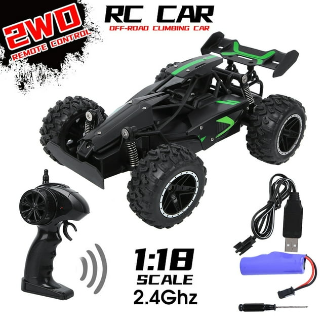 Remote Control Car Toy Rc Car Toy 1/18 Rc Car Toy Children Car Toy 1/18 2.4G Remote Control Car Toy USB Charging Children RC Car Toy G03063RGreen