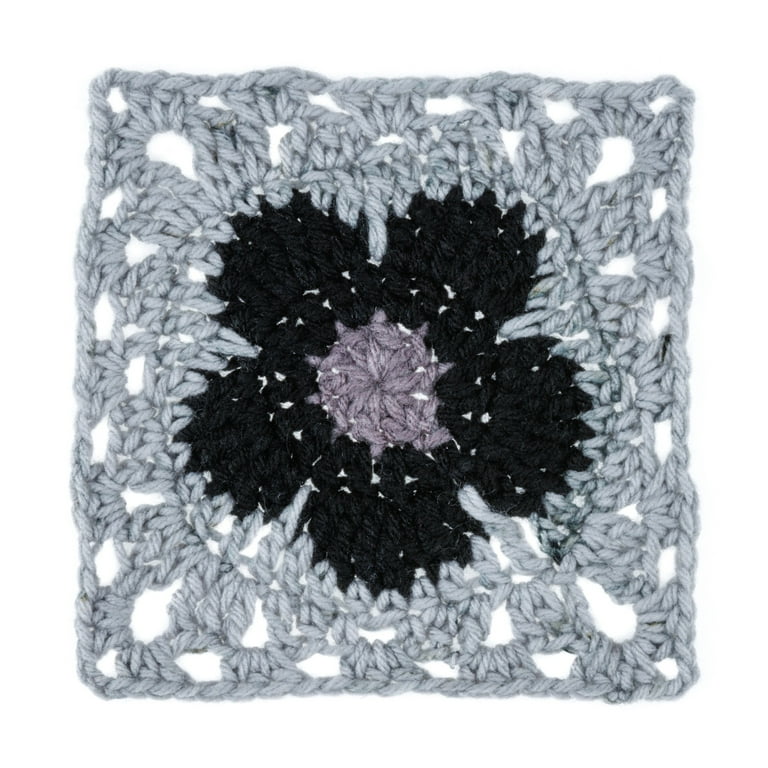 Red Heart® AIO Flower Power™ #4 Medium Acrylic Yarn, Black Dahlia