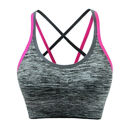 

ZXZY Women Removable Padded Sports Bras for Workout Fitness Yoga