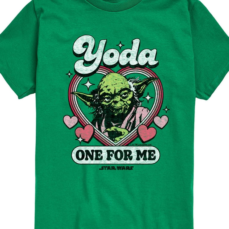 Star Wars Valentine Yoda One For Me Toddler And Youth Short
