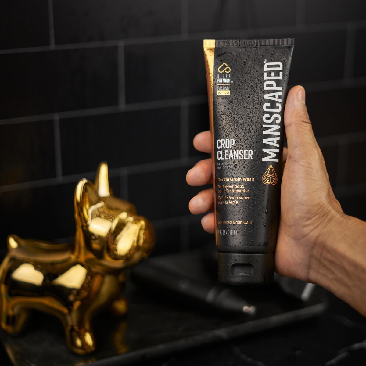 MANSCAPED® Crop Cleanser® Groin Wash, Men’s Invigorating Formula Infused with Vitamin E and Aloe, 6 oz