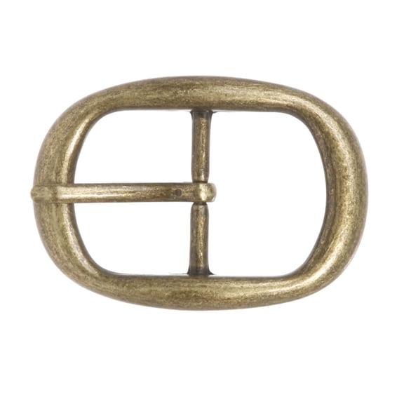 1 3/8" (33 mm) Single Prong Oval Belt Buckle