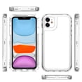 thumbnail image 4 of Allytechgroup Clear iPhone 11 Case Cover, HD Transparent Phone Case for Apple iPhone 11 Shockproof Anti-Scratch Bumper Not Yellowing Slim Fit Back Cover for Women Men, Clear, 4 of 7