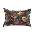 thumbnail image 7 of Yayeee Pillowcase Queen Size Set of 2 Satin Wrinkle Resistant Pillow Case, Colorful Flower, 7 of 7