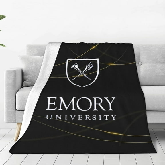 Emory University Blanket Large Luxury Fleece Soft Anti-Static Anti-Pilling Flannel Bed Blanket