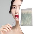 thumbnail image 4 of Pinceles de labios Oblicuos Villa de cristal suave Maquillaje desechable con contenedor Juego pa extensiones de pestañas delineador - Baoblaze Pinceles de labios, 4 of 8