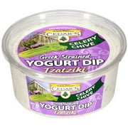 Simply Delicious Cedar’s Celery Chive Green Strained Yogurt Dip Tzatziki, 11 oz