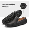 thumbnail image 3 of Bruno Marc Men's Driving Moccasins Penny Loafers Slip on Loafer Shoes 12 Black, 3 of 6