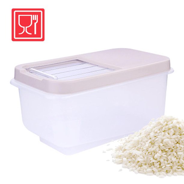 Hytx Large 20 Lb 11 L Food Storage Container With Lid For Dry Food Flour Rice Dog Cat Pet Food Walmart Com Walmart Com