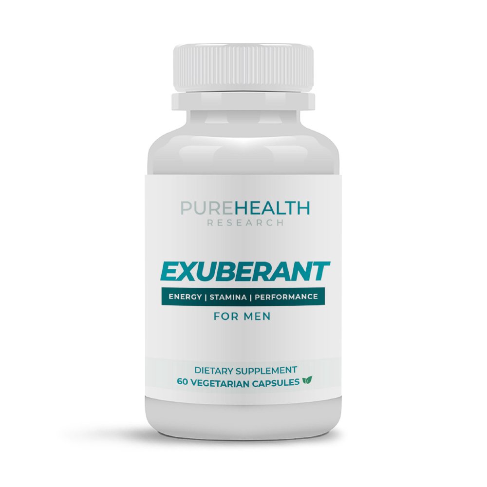 Testosterone Booster Exuberant for Men by PureHealth Research - Walmart