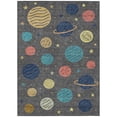 thumbnail image 2 of Addison Rugs Chantille Indoor/Outdoor Transitional Kids Graphite Machine Washable Rectangle Rug, 10' x 14', 2 of 8