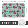 thumbnail image 2 of Yiaed Snowflake Hot Cocoa Print Flannel Doormat Mat Outdoor Indoor Door Mats,Welcome Matt Outdoor Front Door Mat Doormat Outdoor Mat Outdoor Mat,16"x24", 2 of 7