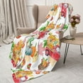 thumbnail image 3 of Sigee Autumn Harvest Truck for Flannel Blanket - Ultra-Soft, Warm and Cozy, Perfect for Couch, Bed, or Travel-40"x30", 3 of 6