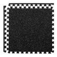thumbnail image 6 of FlooringInc 3/8" Impact Rubber Gym Flooring Tiles, 64 sqft, Grey, 6 of 10