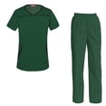 thumbnail image 1 of Women's Scrubs Set Scrub Top and Pants Scrubs Set, 1 of 3