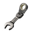 thumbnail image 3 of Uxcell Flex Head Stubby Ratcheting Combination Wrench 19mm Metric 72-Teeth CR-V Steel Nickel Plated, 3 of 6