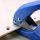 thumbnail image 5 of Single Hole Paper Punch (Blue + White), Portable Hole Puncher, 10 Sheets at a Time, 5 of 5