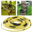 thumbnail image 4 of justharion 120cm Realistic Fake Simulation Rubber Snake Toys Garden Props Yellow, 4 of 9