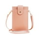 thumbnail image 1 of Bolso bandolera SHENGXINY para mujer, con pantalla táctil, bandolera para teléfono móvil con correa para el hombro, funda tipo cartera con ventana transparente para teléfonos de hasta 6.7 pulgadas,, 1 of 8