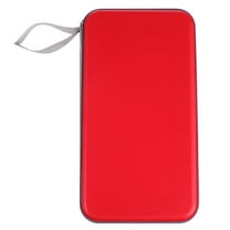 Hemoton 80 Capacity DVD Storage Wallet CD Storage Case Hard Plastic DVD Wallet Container