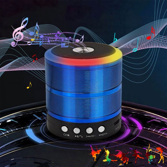 PEONAVET Bluetooth Audio Bluetooth Audio Colorful Wireless Car Portable Payment High-power Outdoor Subwoofer Sound System