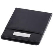 Visol VMC300 Carlo Black Leather Slim Wallet
