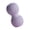 Purple, variant on YIFAEUX Peanut Massage Ball Deep Tissue Muscle Relaxation Double Lacrosse Roller Physical Therapy Leg Arm Waist Belly Back Foot Full Body Massager
